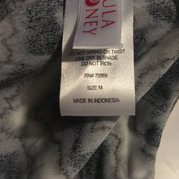 Hula Honey Black/White/Brown Swim Tankini NWT - Picture 7 of 9